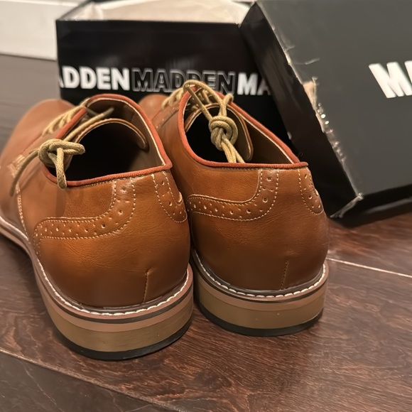 Madden men’s amit6 cognac Oxford loafer NIB 12 - Picture 6 of 9